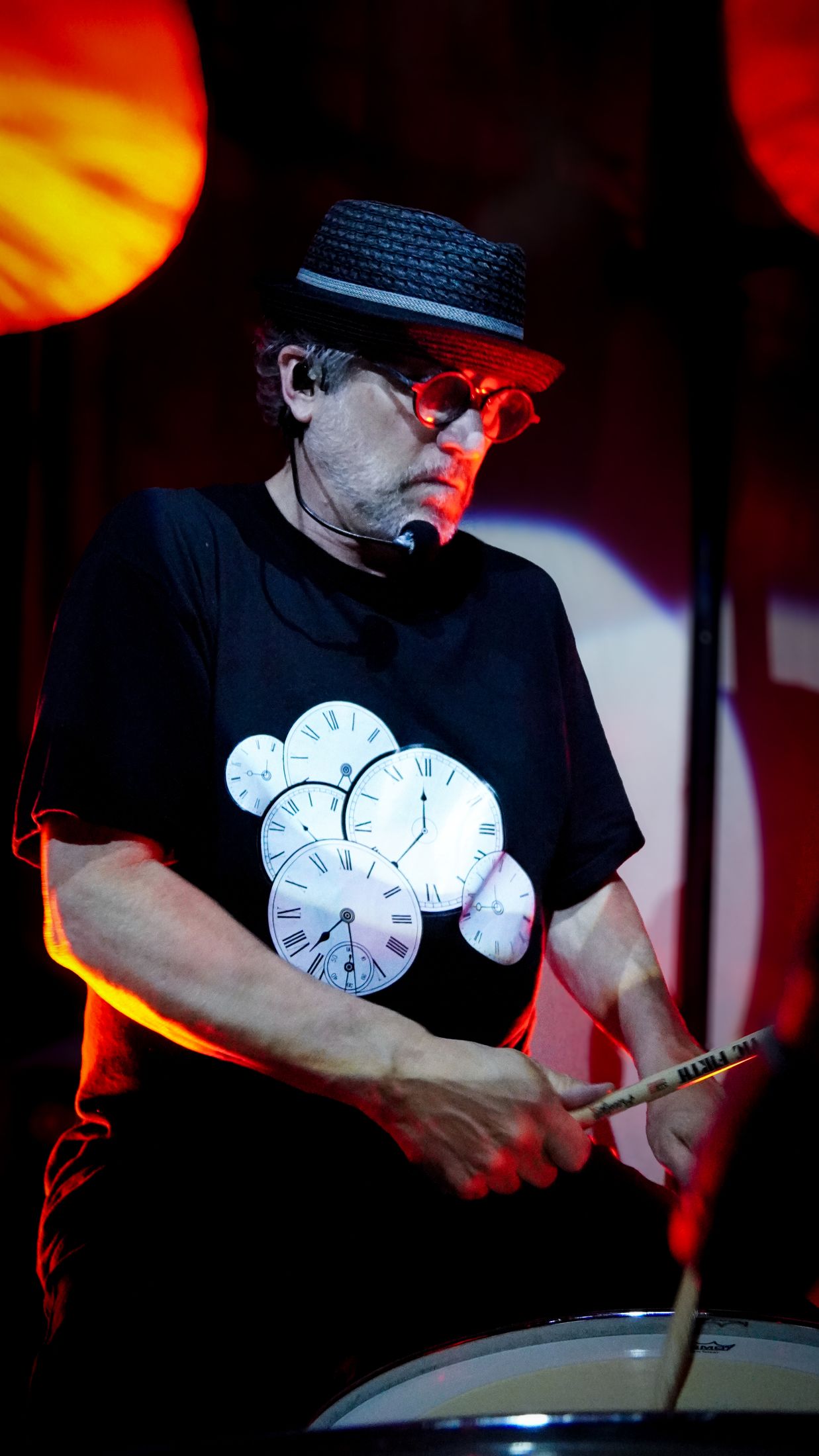 Chris Kearney at the drums